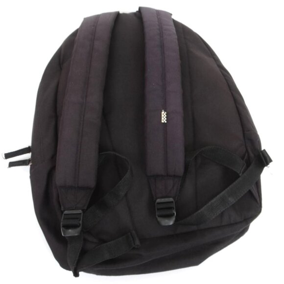 Vans Realm Checkerboard Roses Backpack School Bag Skater Surfer Black White - Picture 6 of 8